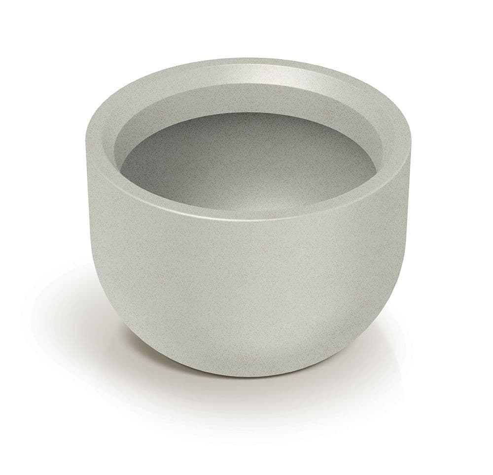 Plastový kvetináč MOLTAS ROUND pieskový 1
