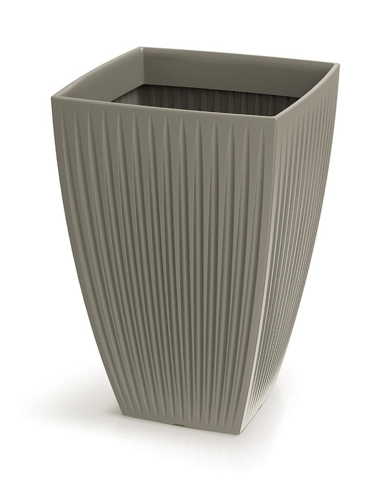 Vysoký kvetináč LATIE štvorcový I 40 cm mocca 1