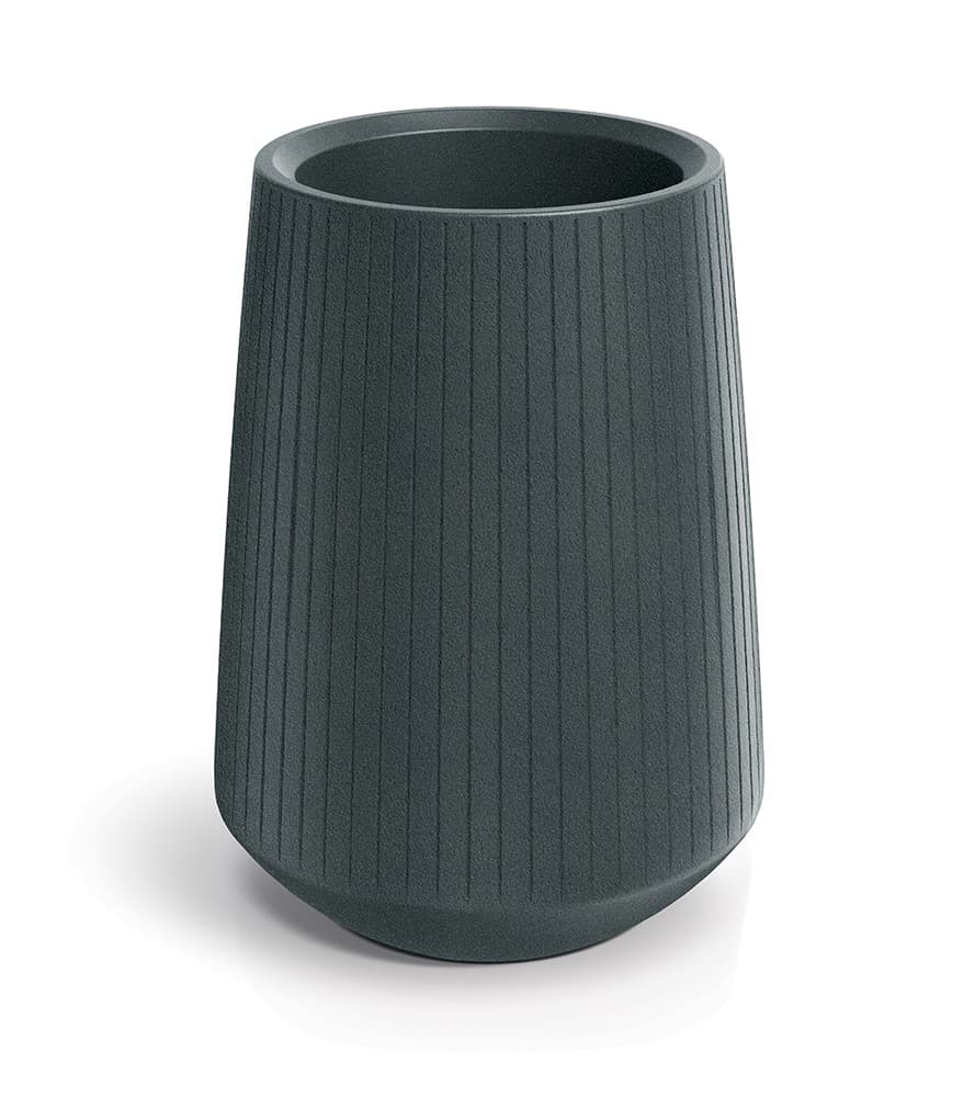 Plastový kvetináč COROS BOWL HIGH 40 cm grafitový