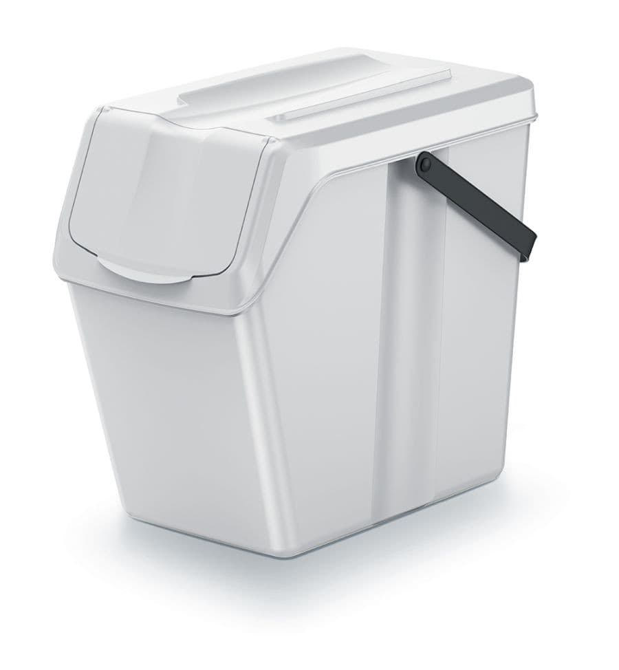 Odpadkový kôš Soorti II 25 L popolavo sivý