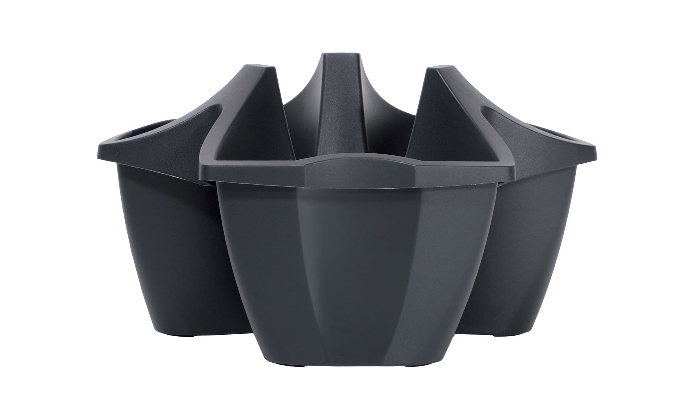 Kvetináč CROWL antracit 48 cm 1