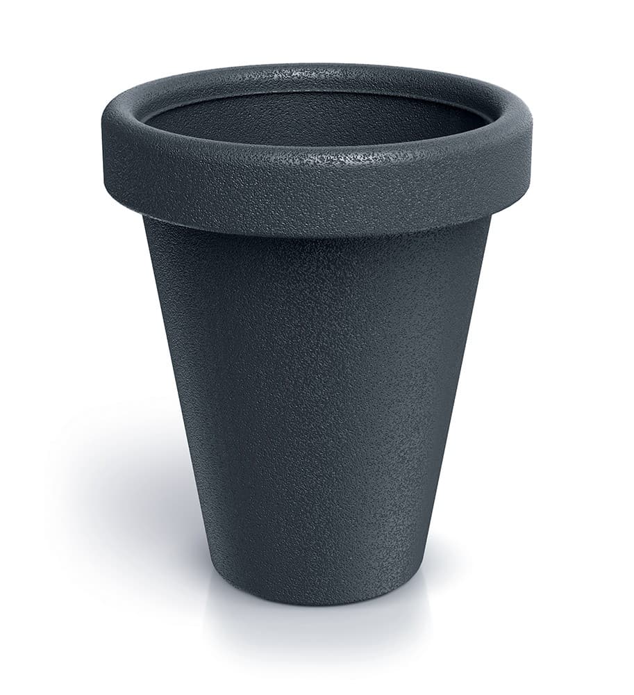 Plastový kvetináč ORIGINAL 39 cm antracitový matný 1
