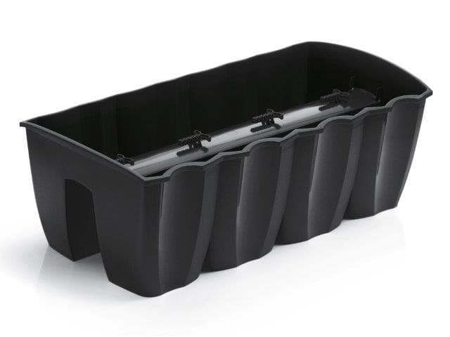 Truhlík na zábradlie CROWL antracit 58cm 1