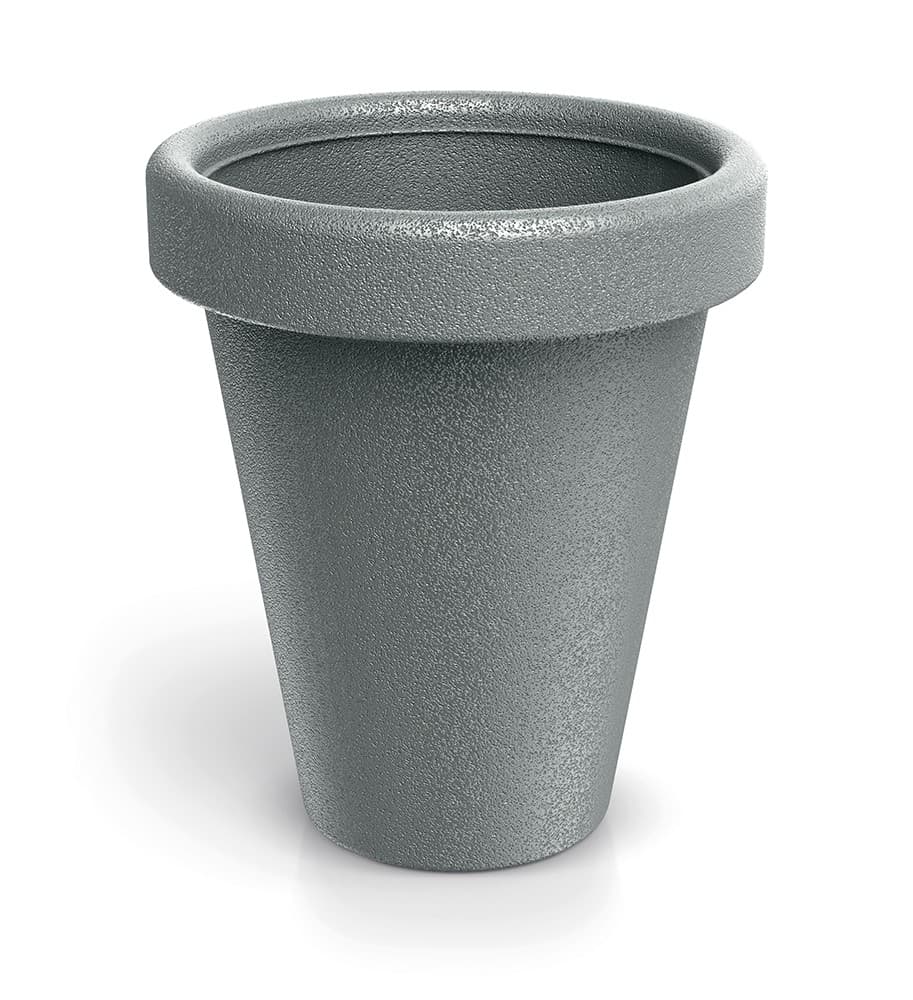 Plastový kvetináč ORIGINAL 39 cm šedý matný 1
