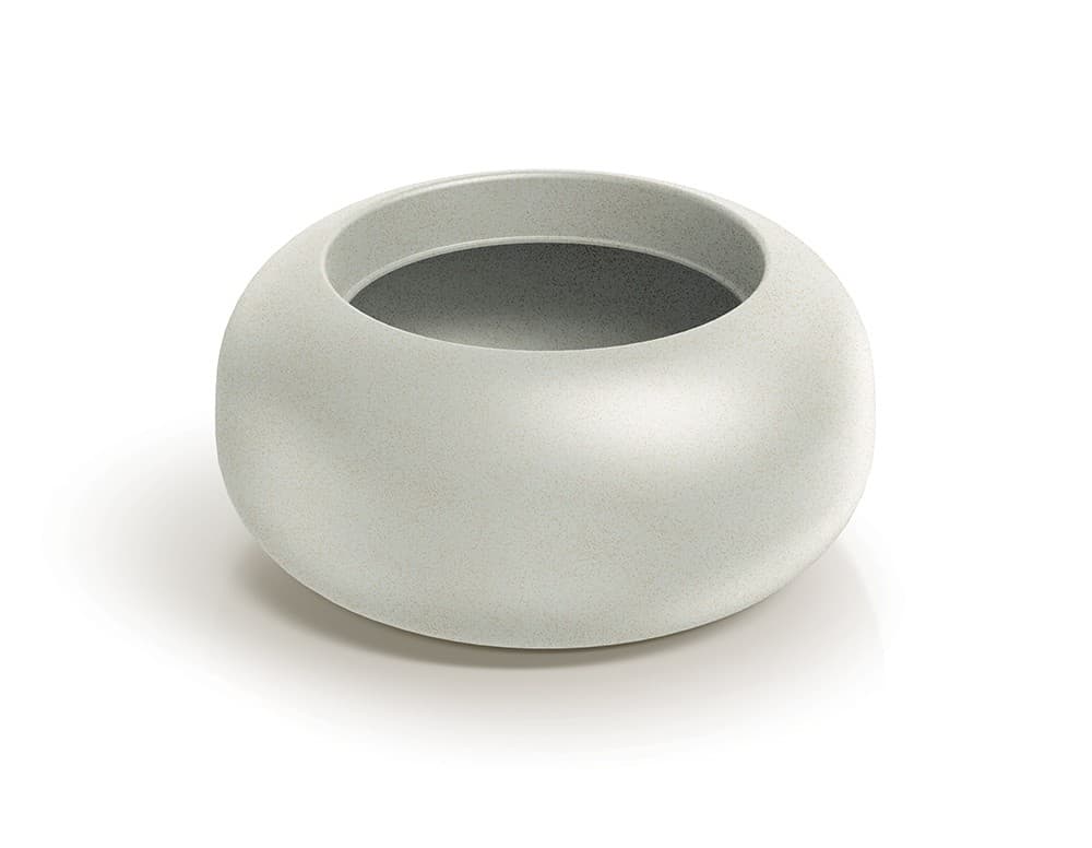 Plastový kvetináč Ulpo Bowl 48x22 cm pieskový