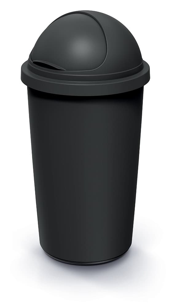 Odpadkový kôš COMPACTO ROLL 60 L čierny 1