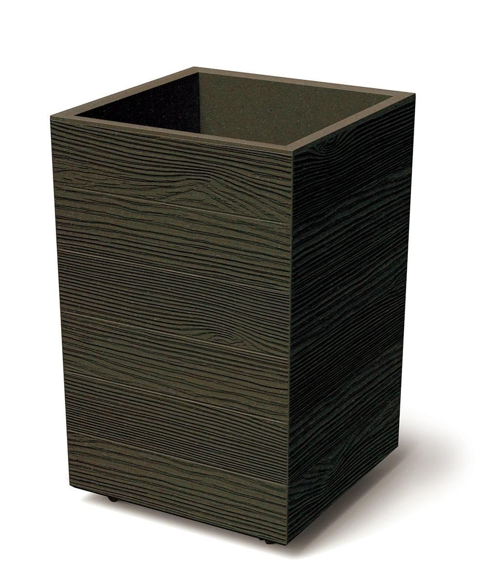 Kvetináč MADERAN SQUARE HIGH ECO WOOD 38,5 cm kávový 1