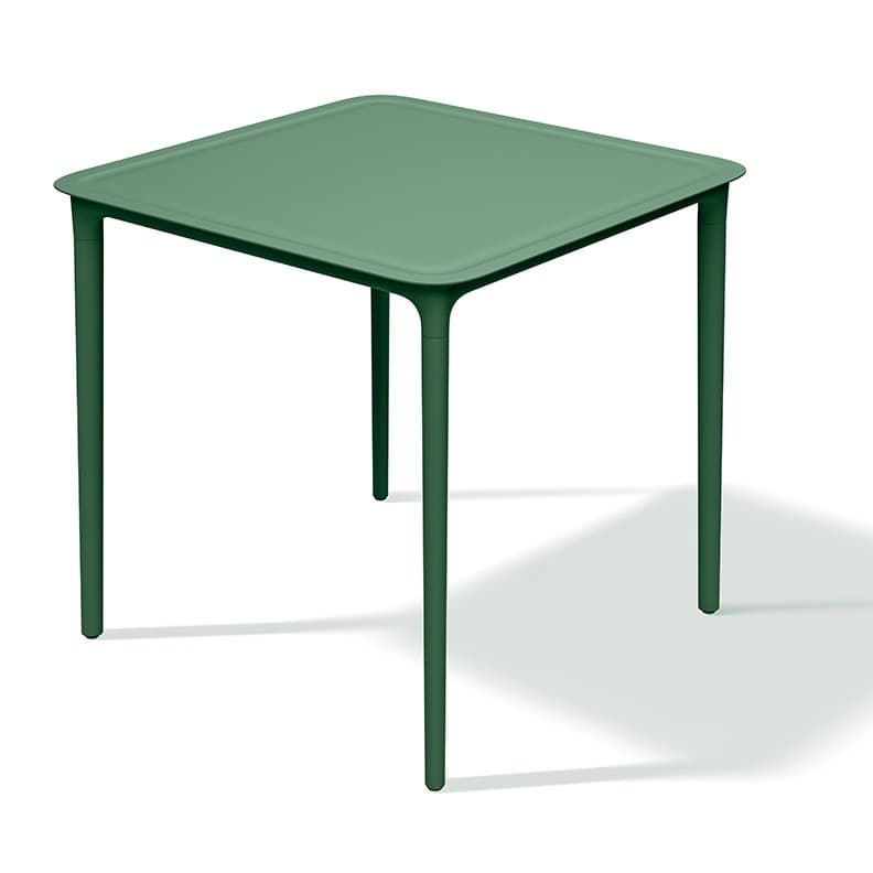 Záhradný jedálenský stôl Rimos 77,5x77,5x74,5 cm zelený 1
