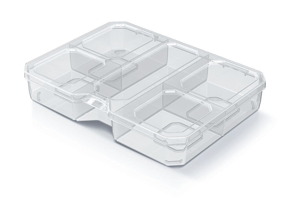 Organizér RQS BOX 19,3x14,7x3,5 cm transparentný 1