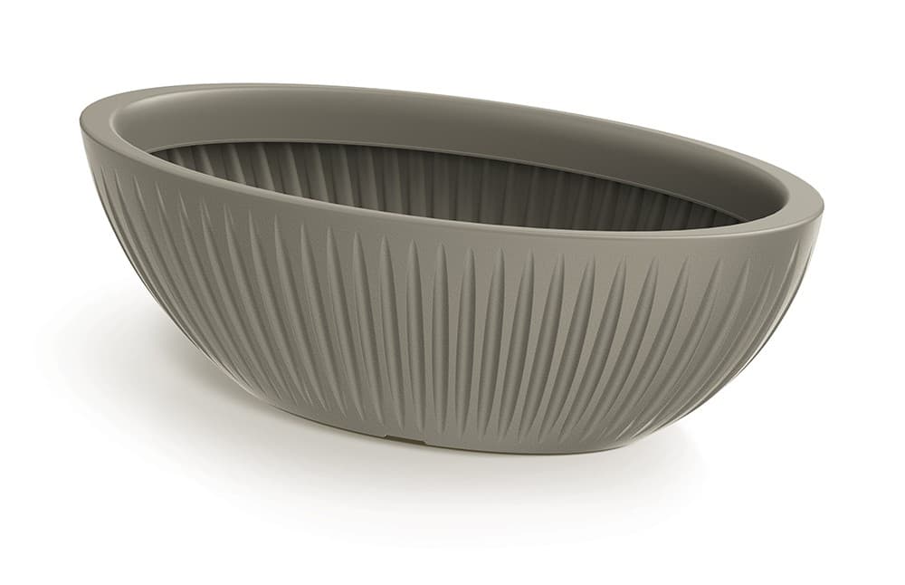 Oválny kvetináč LATIE 58 cm mocca 1
