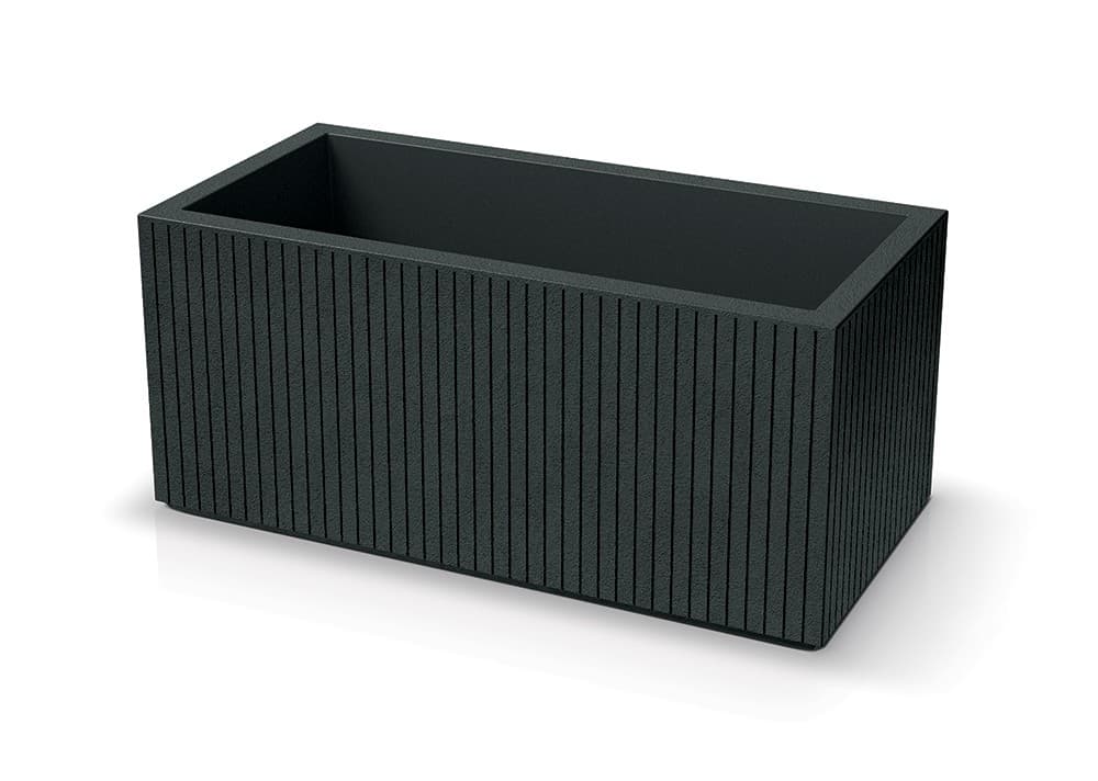 Plastový kvetináč COROS CASE 80 cm tmavosivý