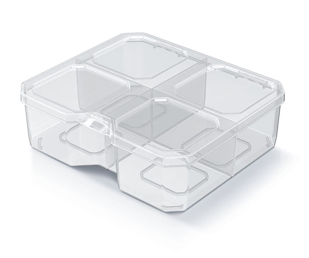 Organizér RQS BOX 15,6x14x5 cm transparentný
