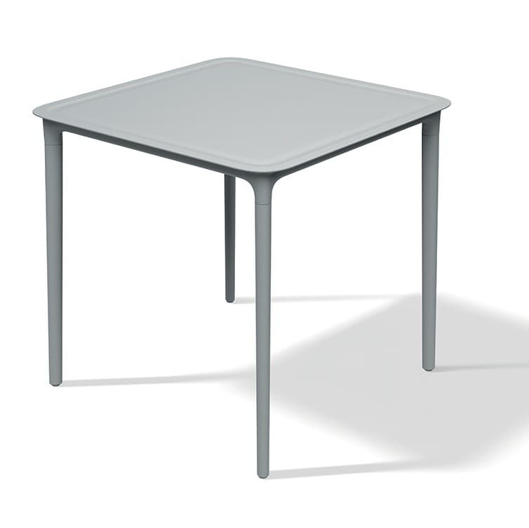 Záhradný jedálenský stôl RIMOS 77,5x77,5x74,5 cm sivý 1