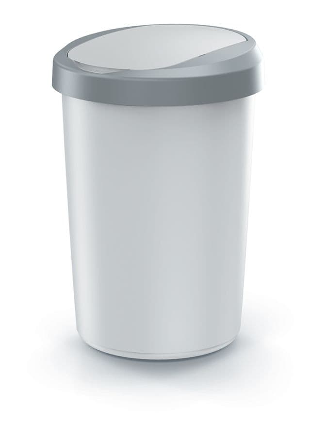 Odpadkový kôš COMPACTO 40 L popolavý/svetlosivý 1