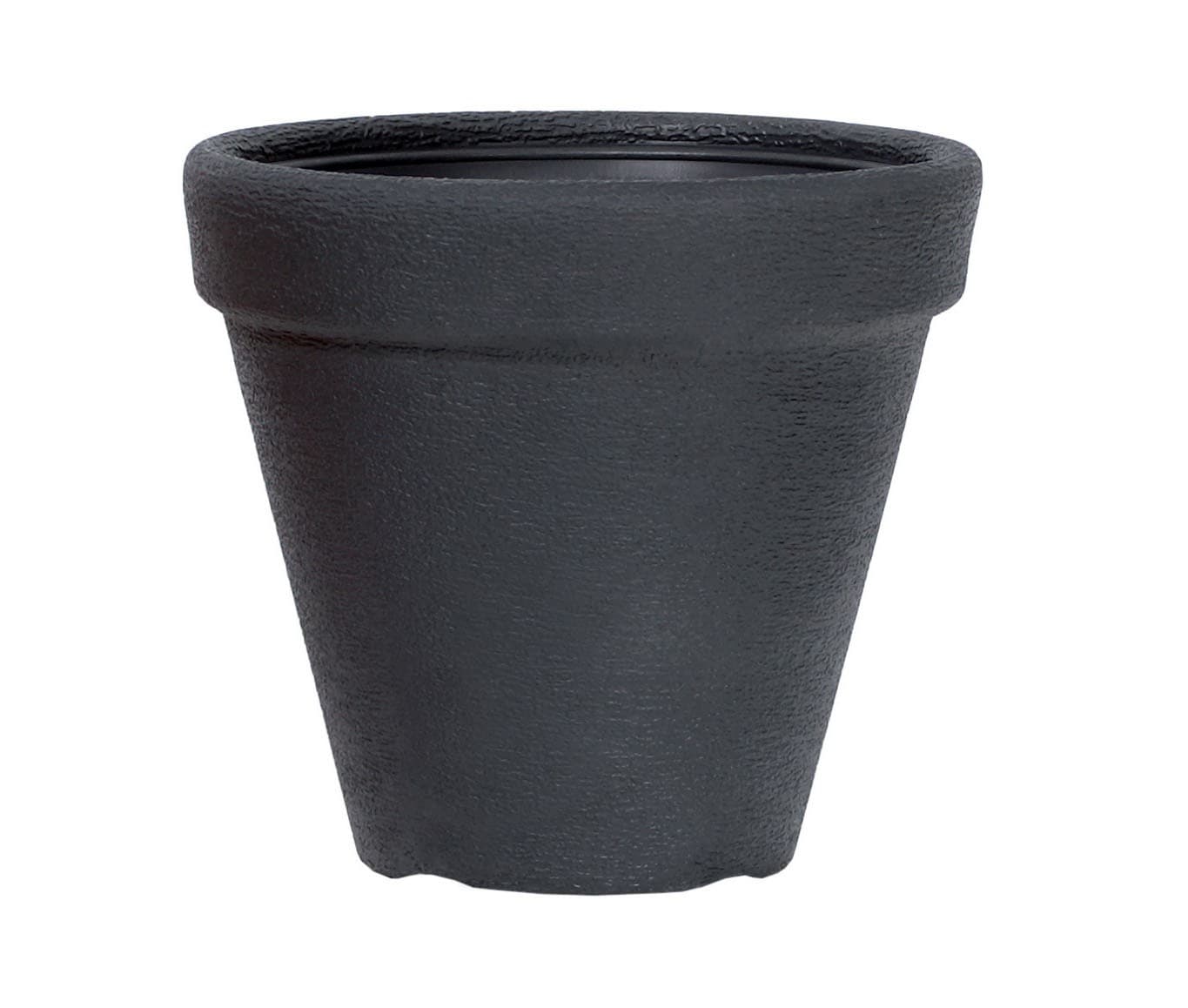 Nízky kvetináč Classic tmavosivý