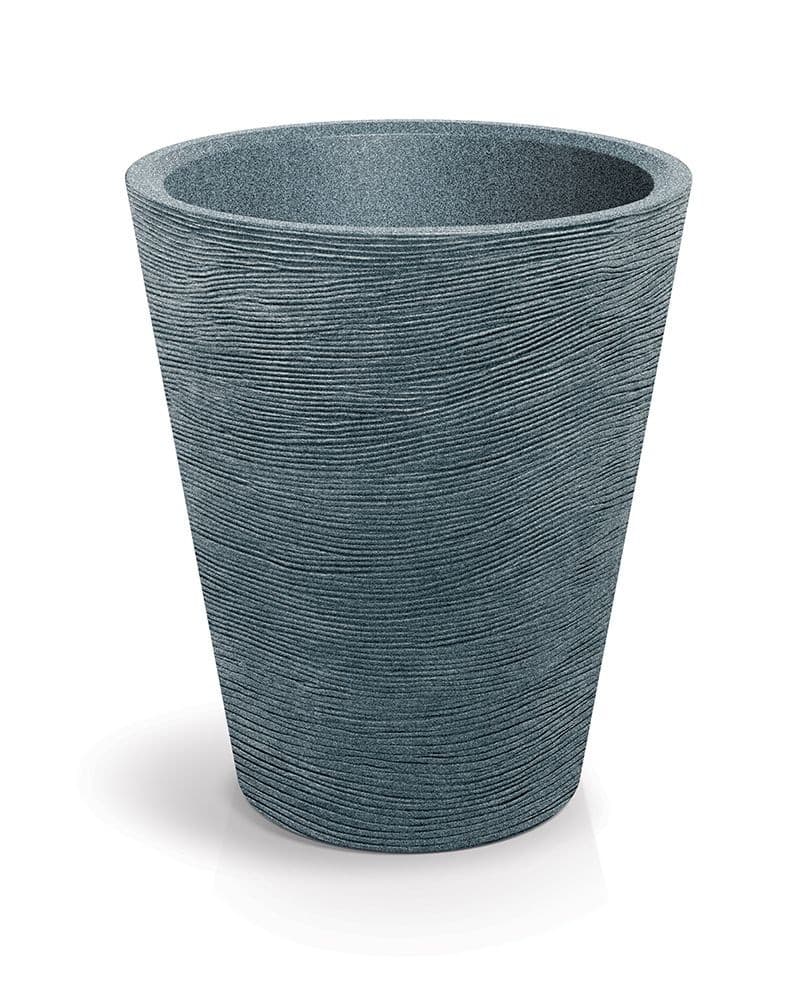 Plastový kvetináč TUBRAN ROUND granitový 1