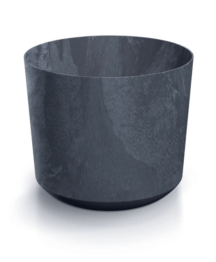 Kvetináč TUBOS BETON EFFECT antracitová matná 1
