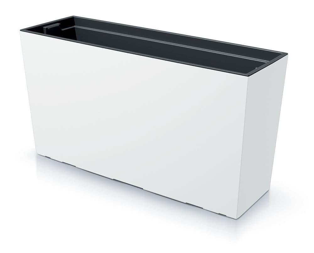Stredný truhlík s vkladom CORBI 77 cm biely