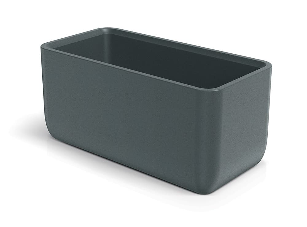 Plastový kvetináč MOLTAS CASE 80 cm grafitový