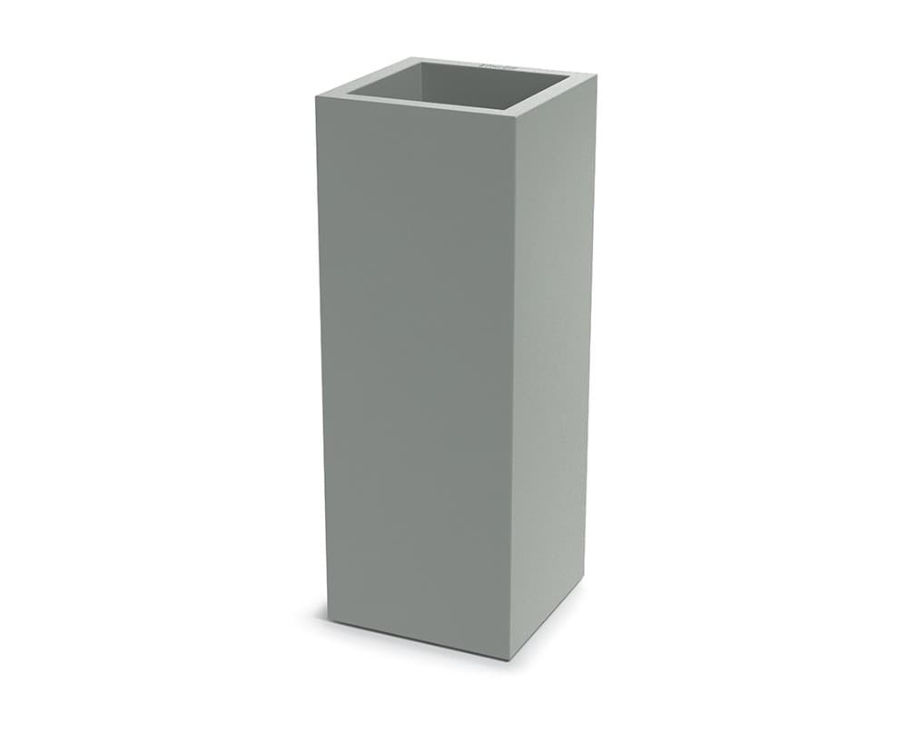 Plastový kvetináč CUBLASO SQUARE SLIM 29 cm betónová sivá 1