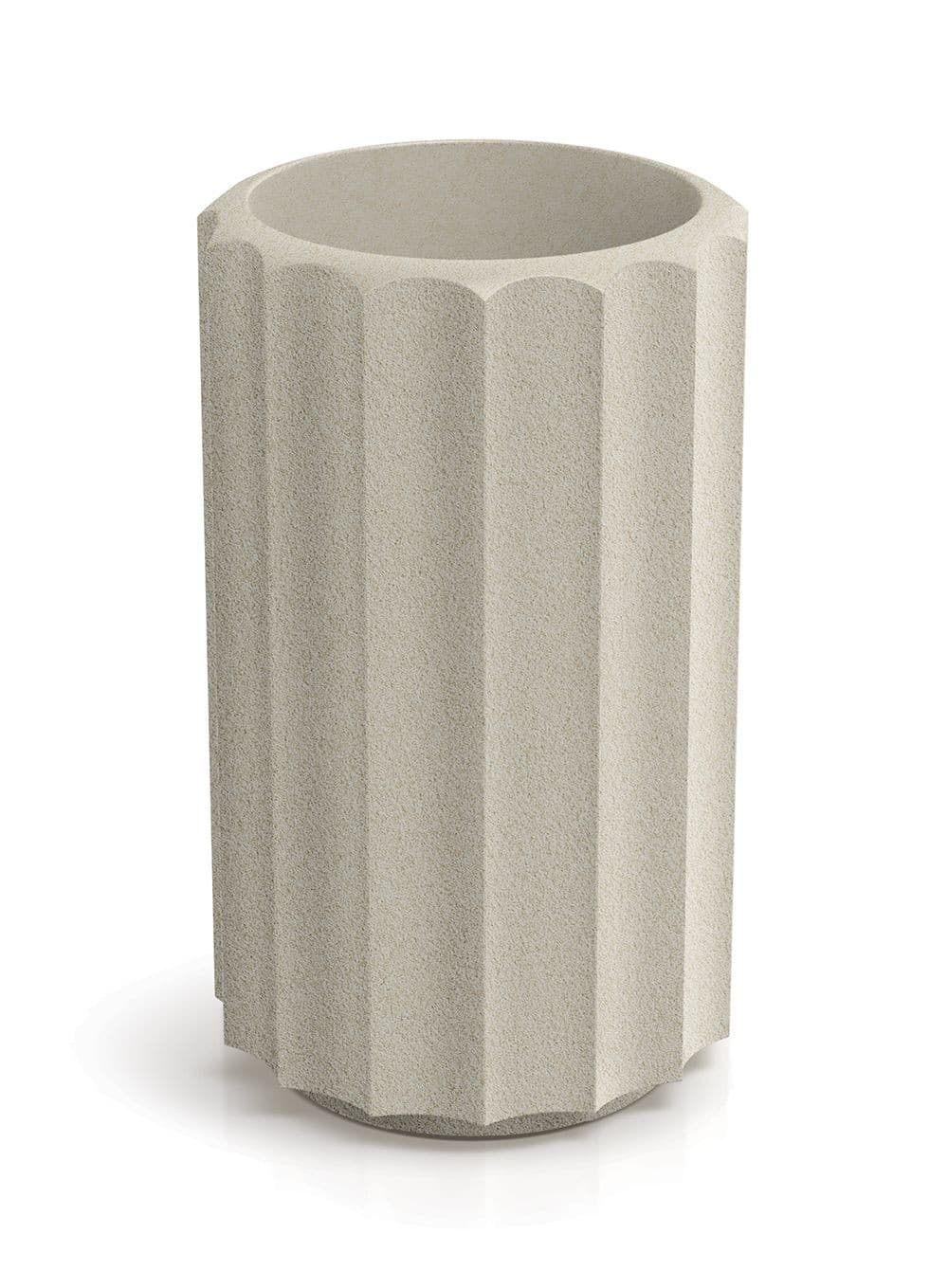 Plastový kvetináč RONAN LINE HIGH 28 cm pieskový