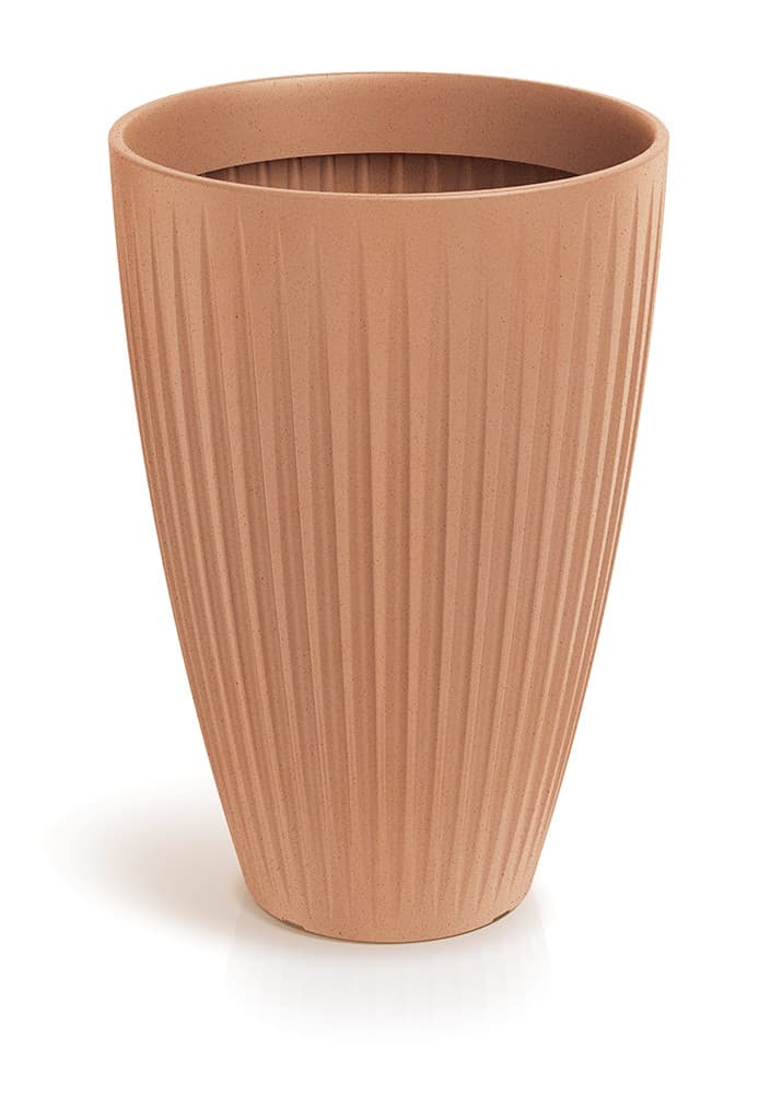 Vysoký kvetináč LATIE ROUND II 40 cm terakota