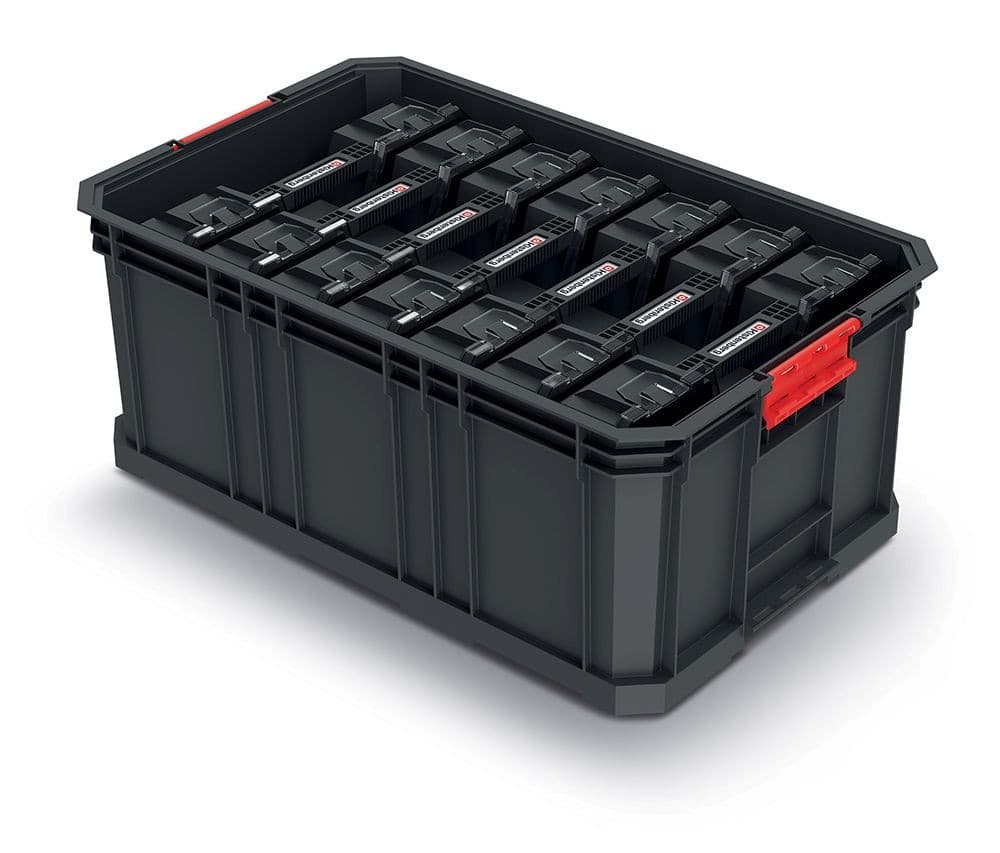 Dílenský box s organizéry 7 ks MODIXX 52 x 32,9 x 21 cm černo-červený 1