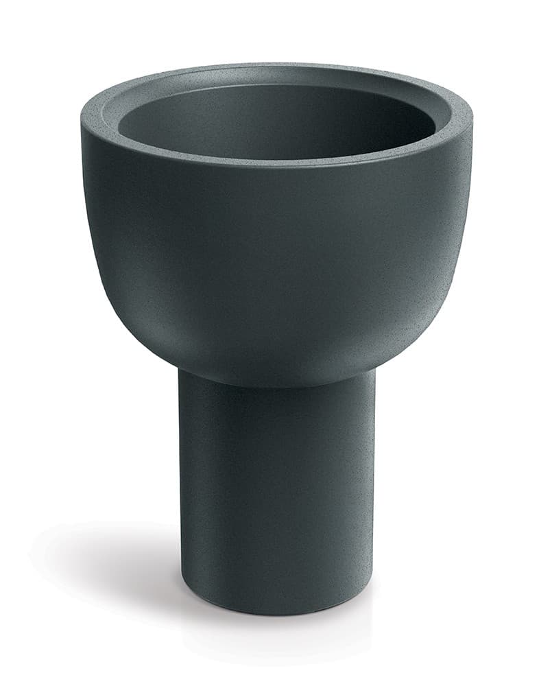 Kvetináč Moltas Nádoba 40 cm grafitový