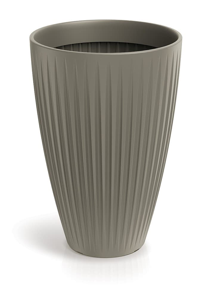 Vysoký kvetináč LATIE ROUND II 40 cm moka 1