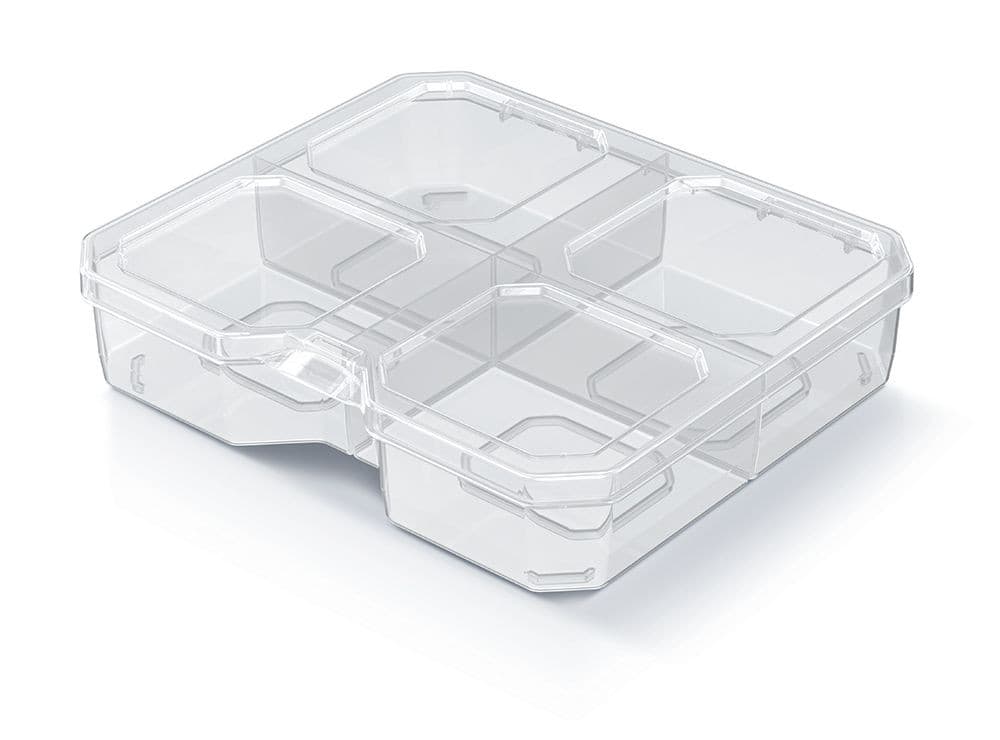 Organizér RQS BOX 15,6x14x3,5 cm transparentný 1