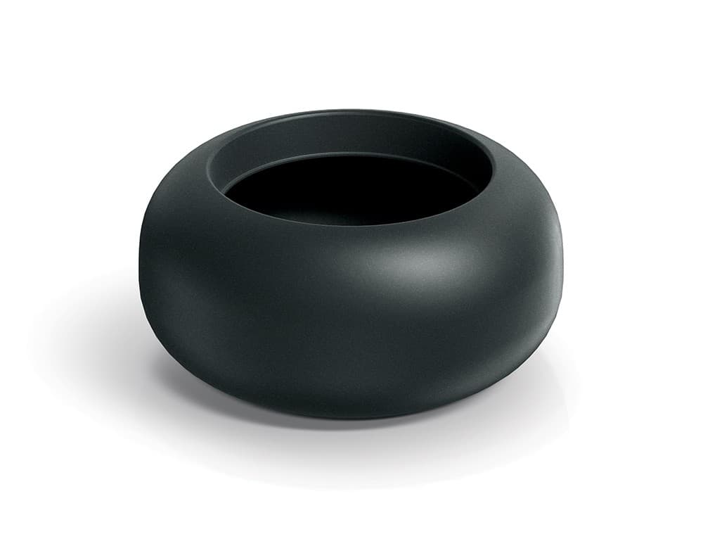 Plastový kvetináč Ulpo Bowl 48x22 cm tmavosivý