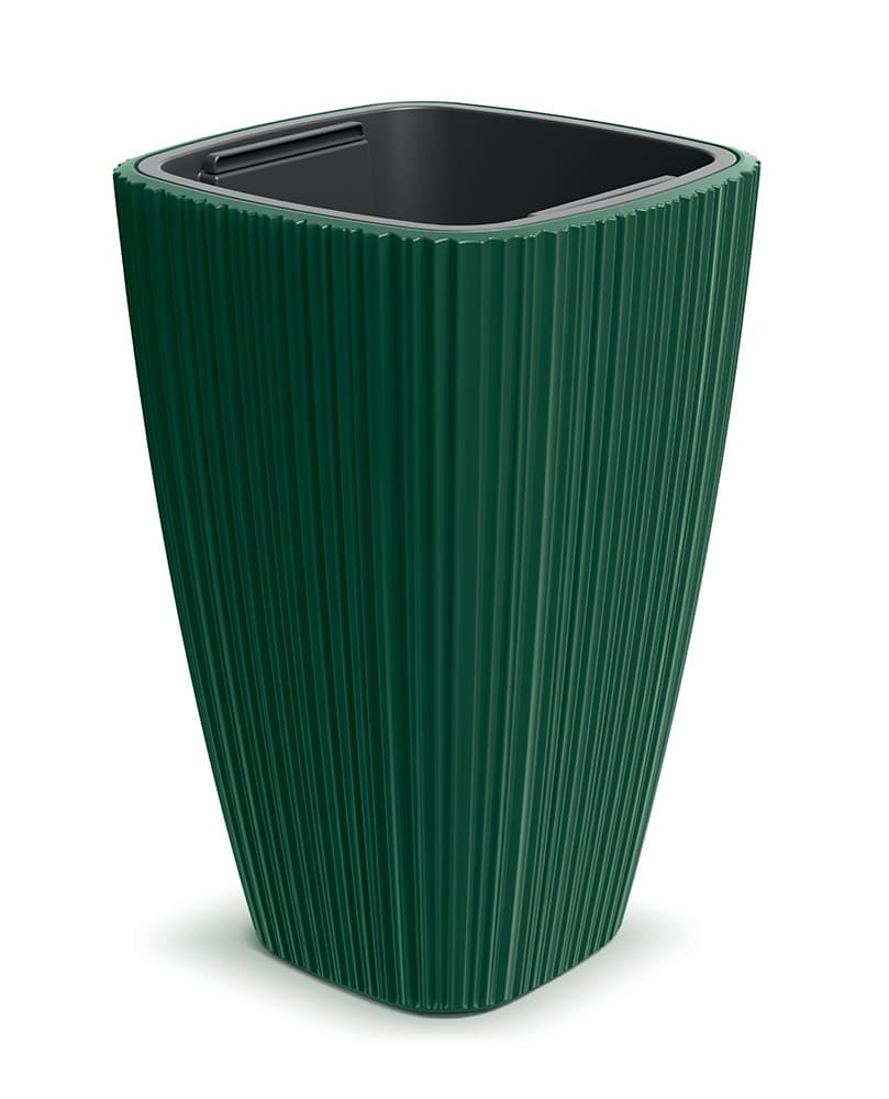 Plastový kvetináč OROS tmavozelený 1