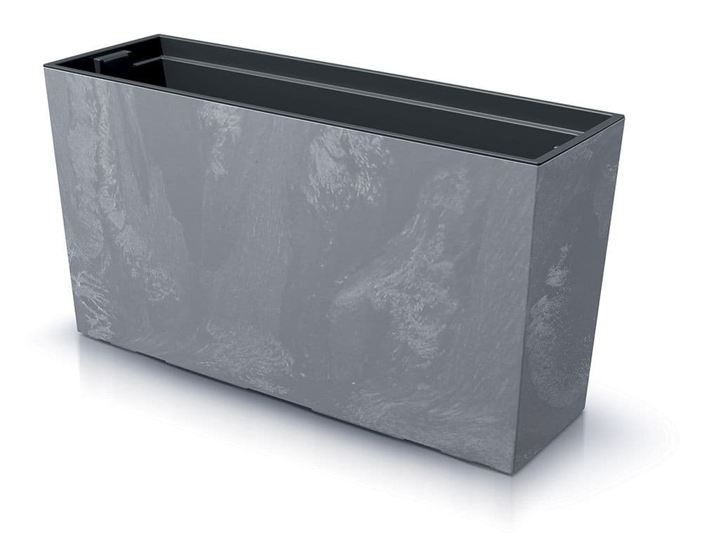 Truhlík s vkladom CORBI II 77 cm tmavosivý