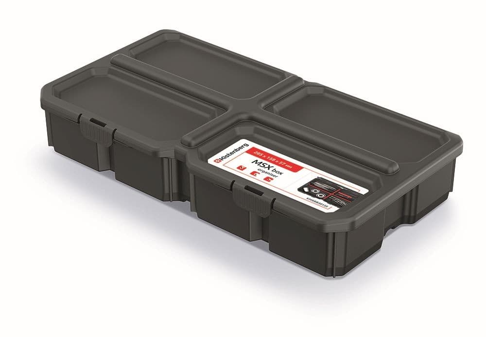 Organizér MESX BOX 28,5x15,8x5,7 cm čierny