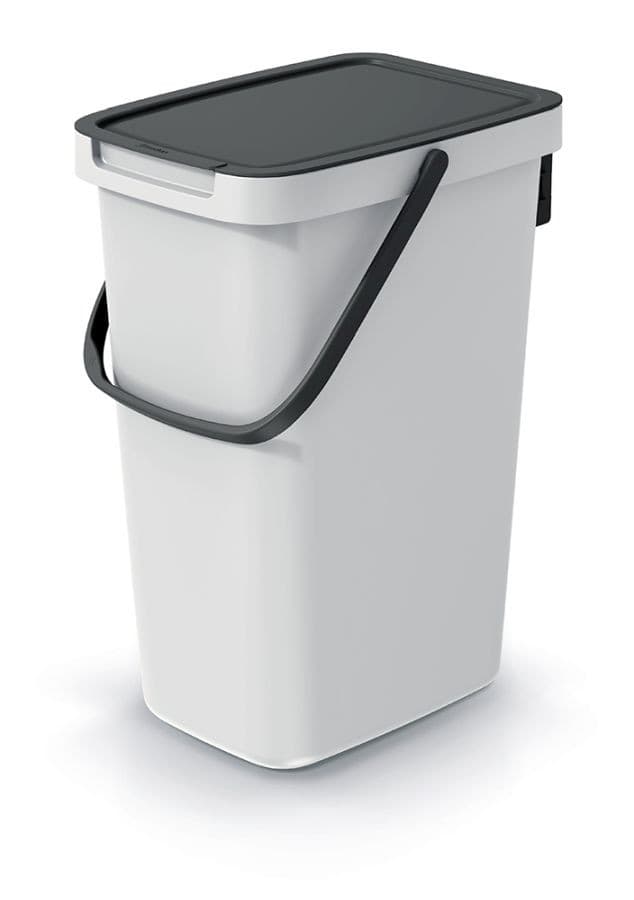 Odpadkový kôš Select 12 L popolavo sivý/čierny