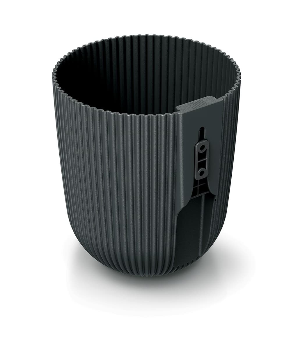 Nástenný kvetináč MILLA WALL 14,6 cm uhoľný