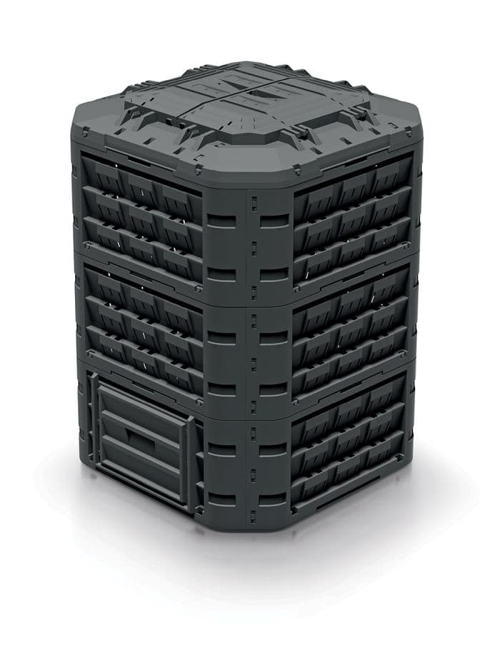 Termokompostér COMPOGREENS 950 l čierny