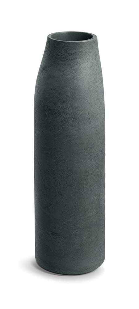 Plastový kvetináč EPOCCOS TALLOS 30 cm grafitovo sivý