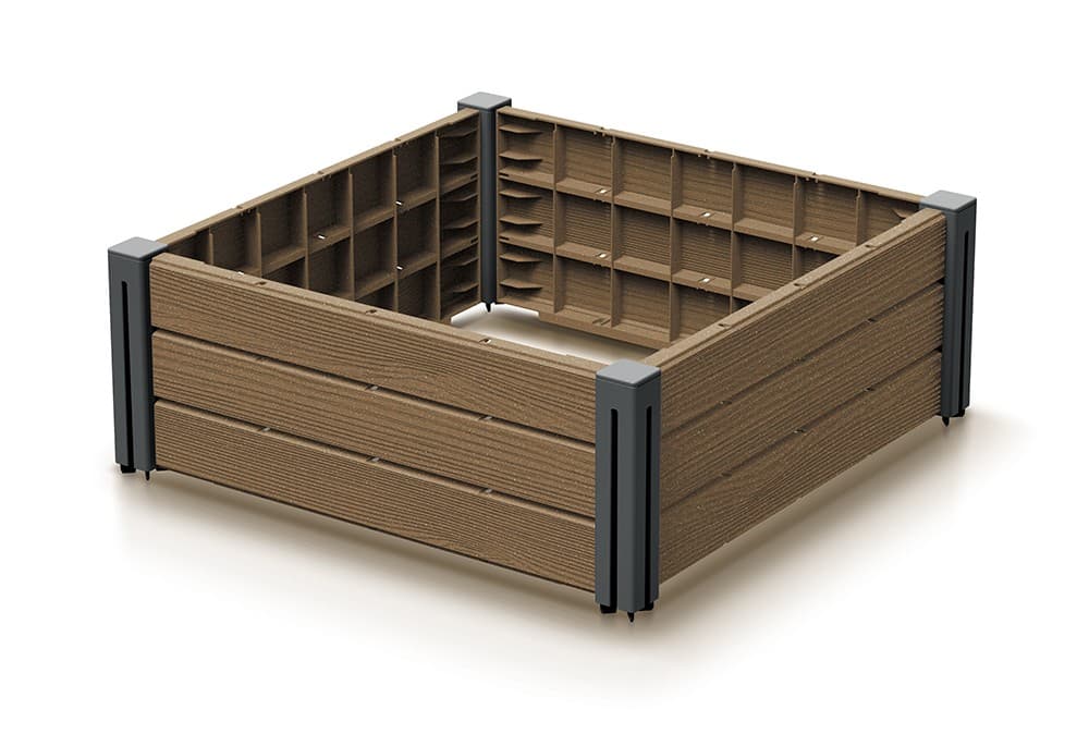 Vyvýšený záhon Bas Planty 61,8 cm hnedý 1