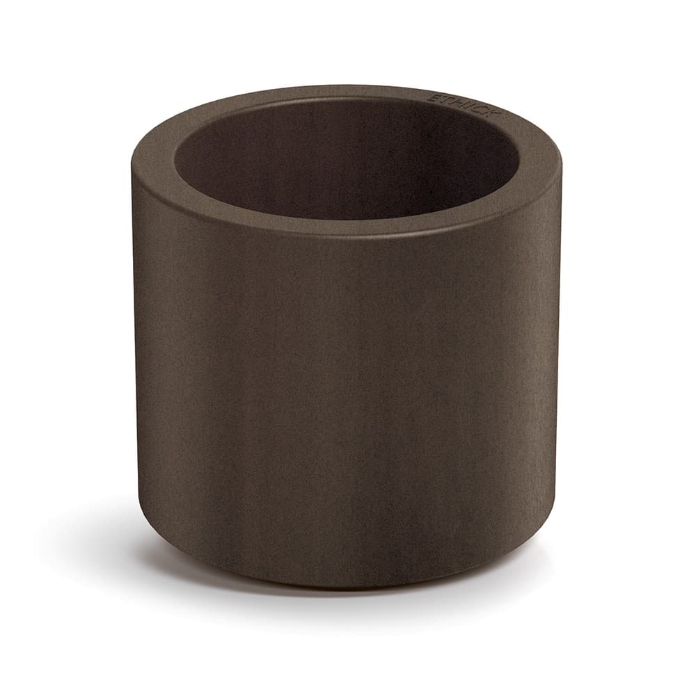 Plastový kvetináč TUBLAN ROUND hnedý 1