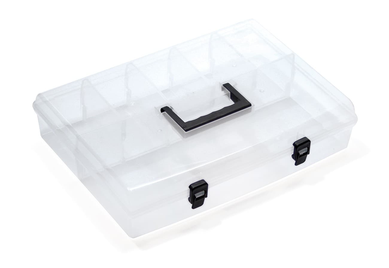Organizér DEON 40x29,8x8,5 cm transparentný