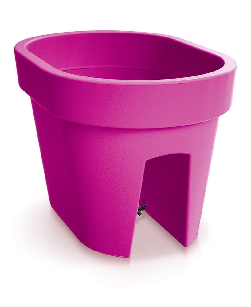 Kvetináč Lofly Railing fuchsiový 1