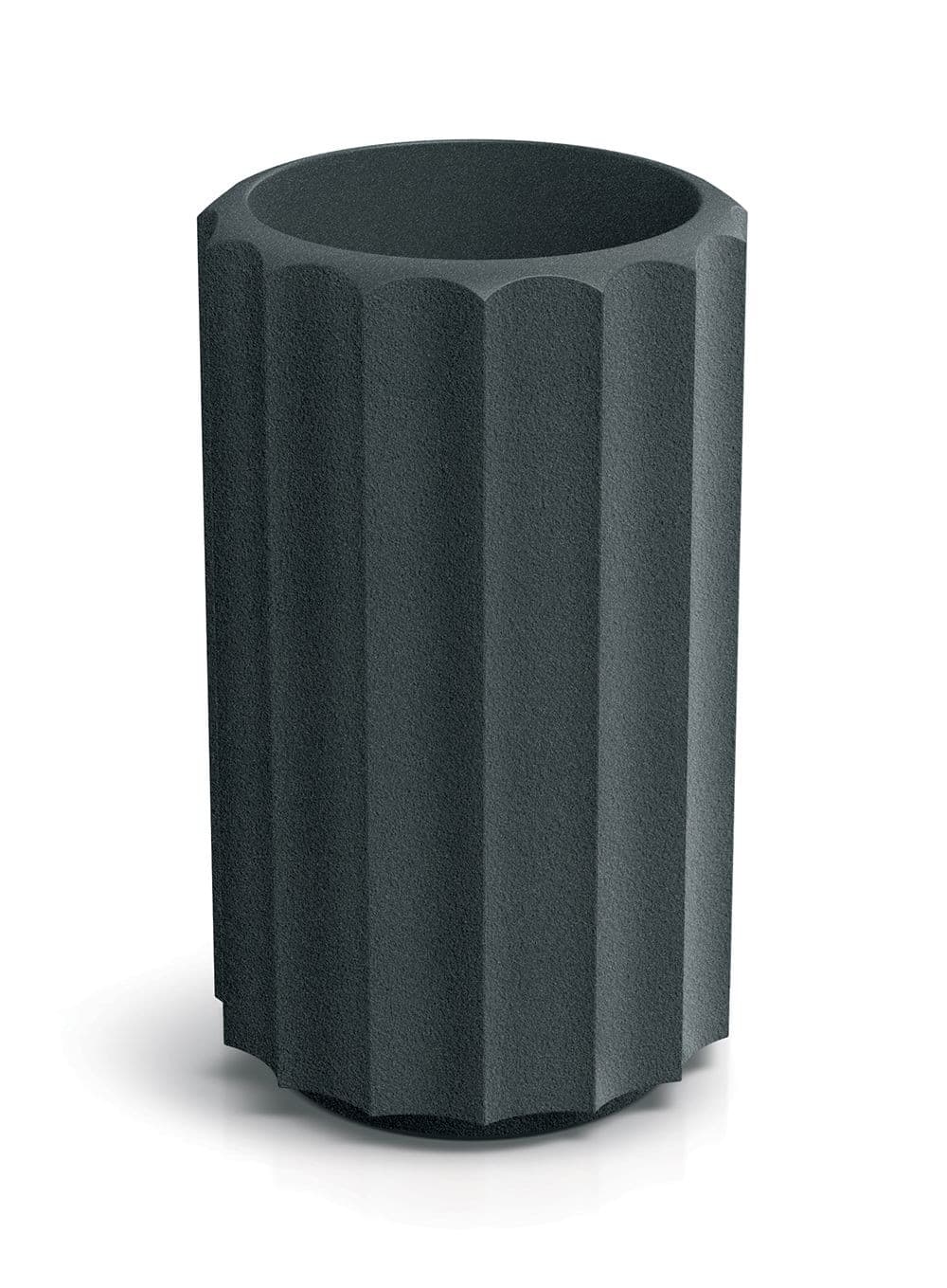 Plastový kvetináč RONAN LINE HIGH 28 cm grafitový