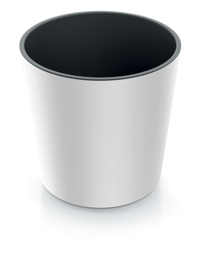 Kvetináč NURBI zaoblený biely