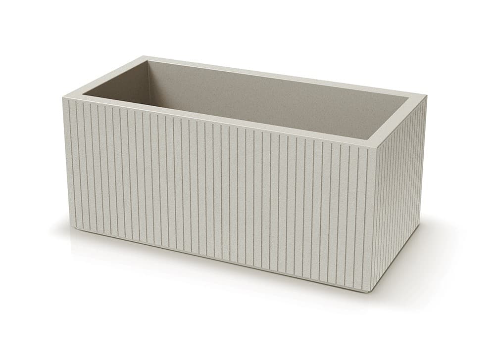 Plastový kvetináč COROS CASES 80 cm pieskový 1