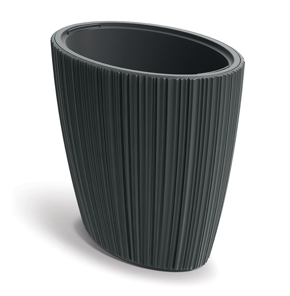 Kvetináč Oros 59,5 cm tmavošedý