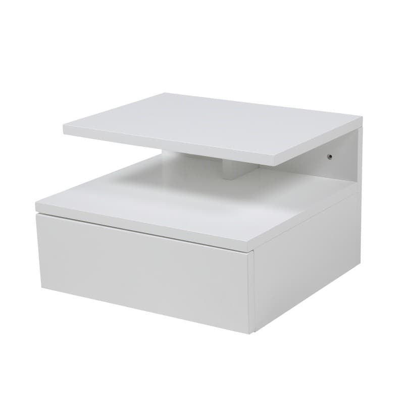 Nočný stolík Ashlan 35 cm biely 1