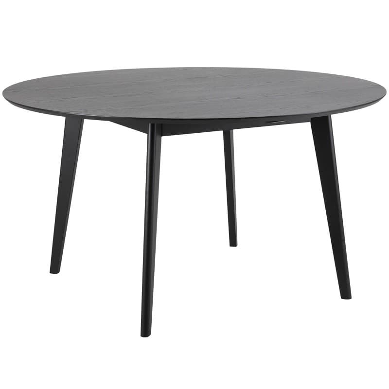 Okrúhly jedálenský stôl 140 cm Roxby čierny 1