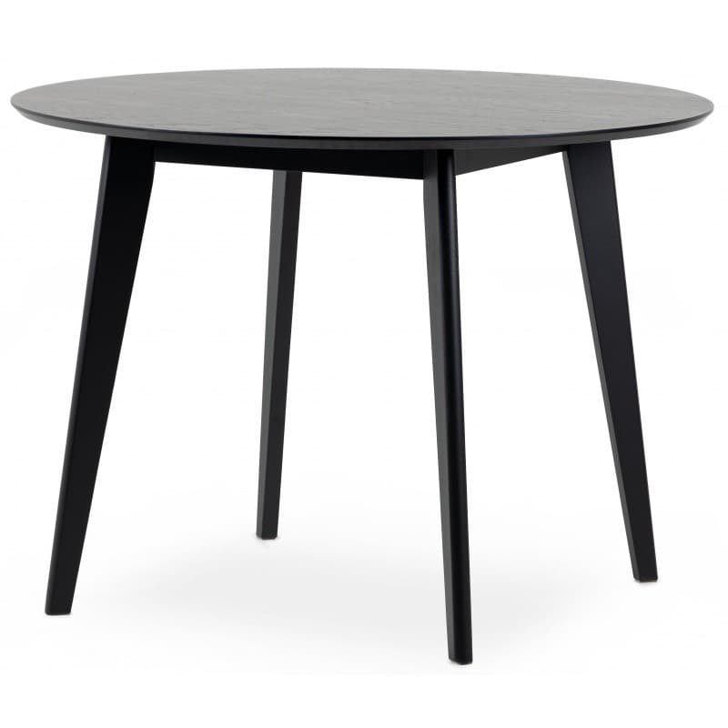 Okrúhly jedálenský stôl 105 cm Roxb čierny 1