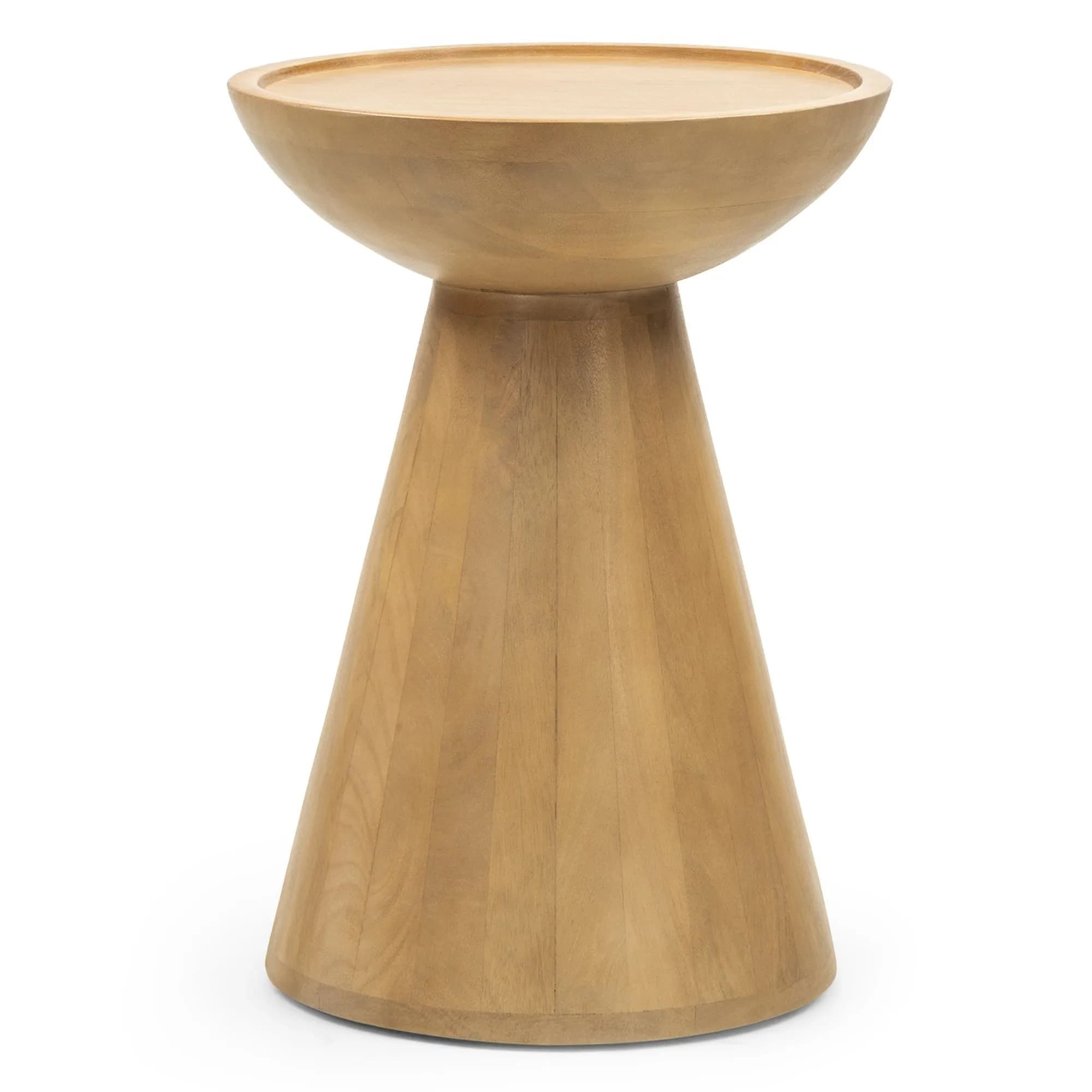 Odkladací stolík Arvika 40 cm z mangového dreva hnedý 1